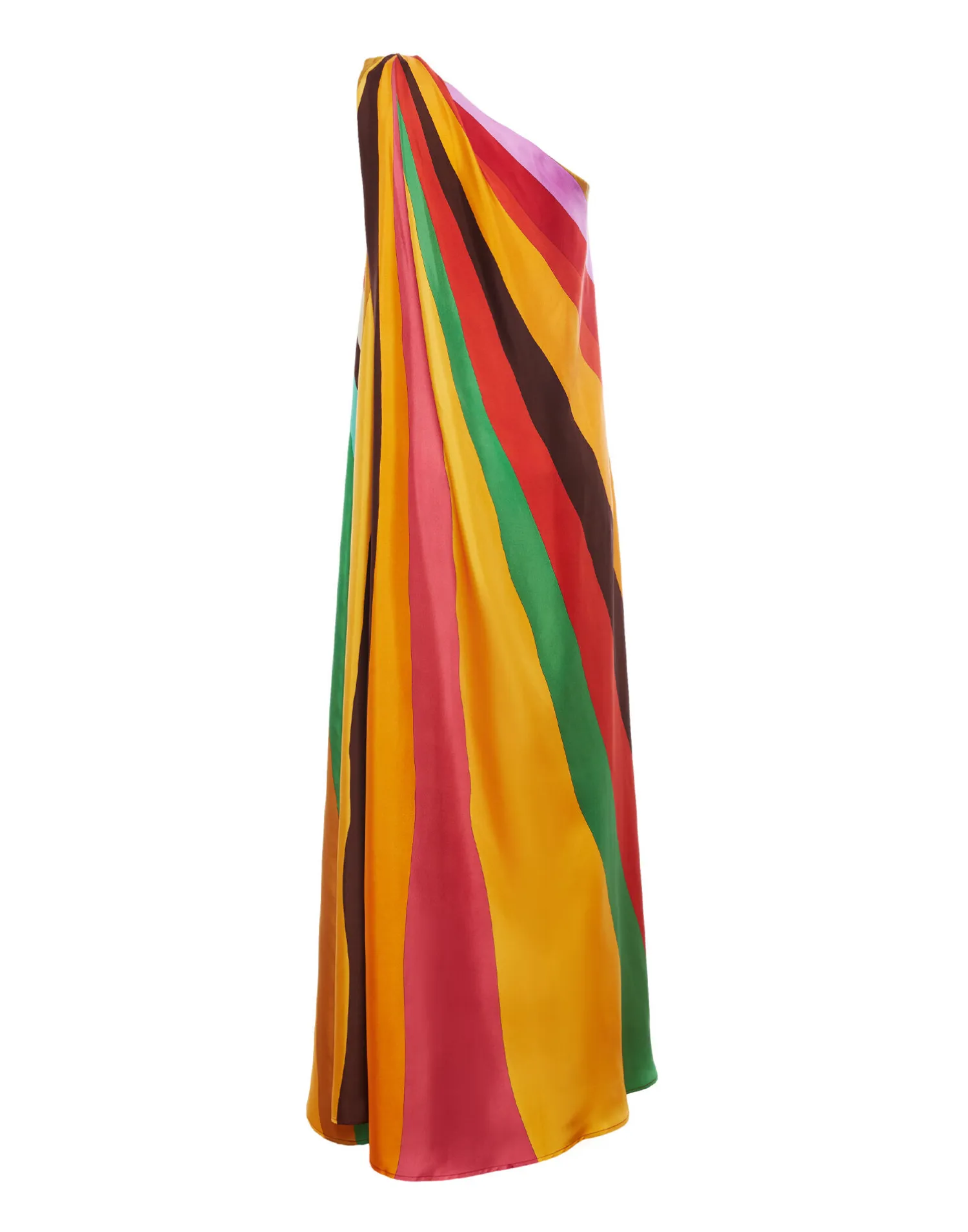 La DoubleJ Vestiti<Roy DressRainbow in Twill Silk