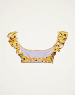 La DoubleJ Moda Mare<Ruffle Bikini TopThird Eye in Lycra