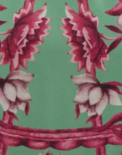 La DoubleJ Vestiti<San Carlo DressZodiac Placée Acquamarine in Silk Twill