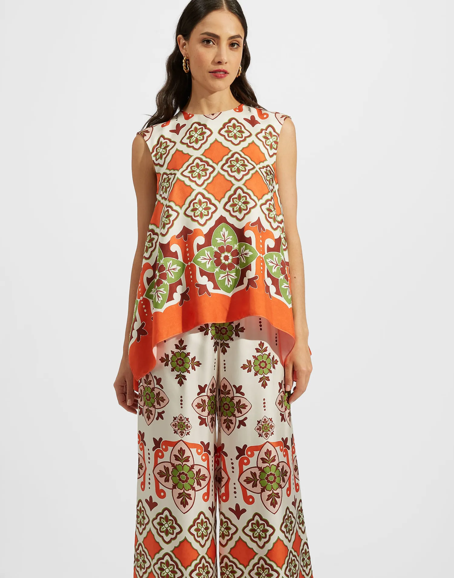 La DoubleJ Camicie E Top<San Carlo TopPartenope Placée in Twill Silk