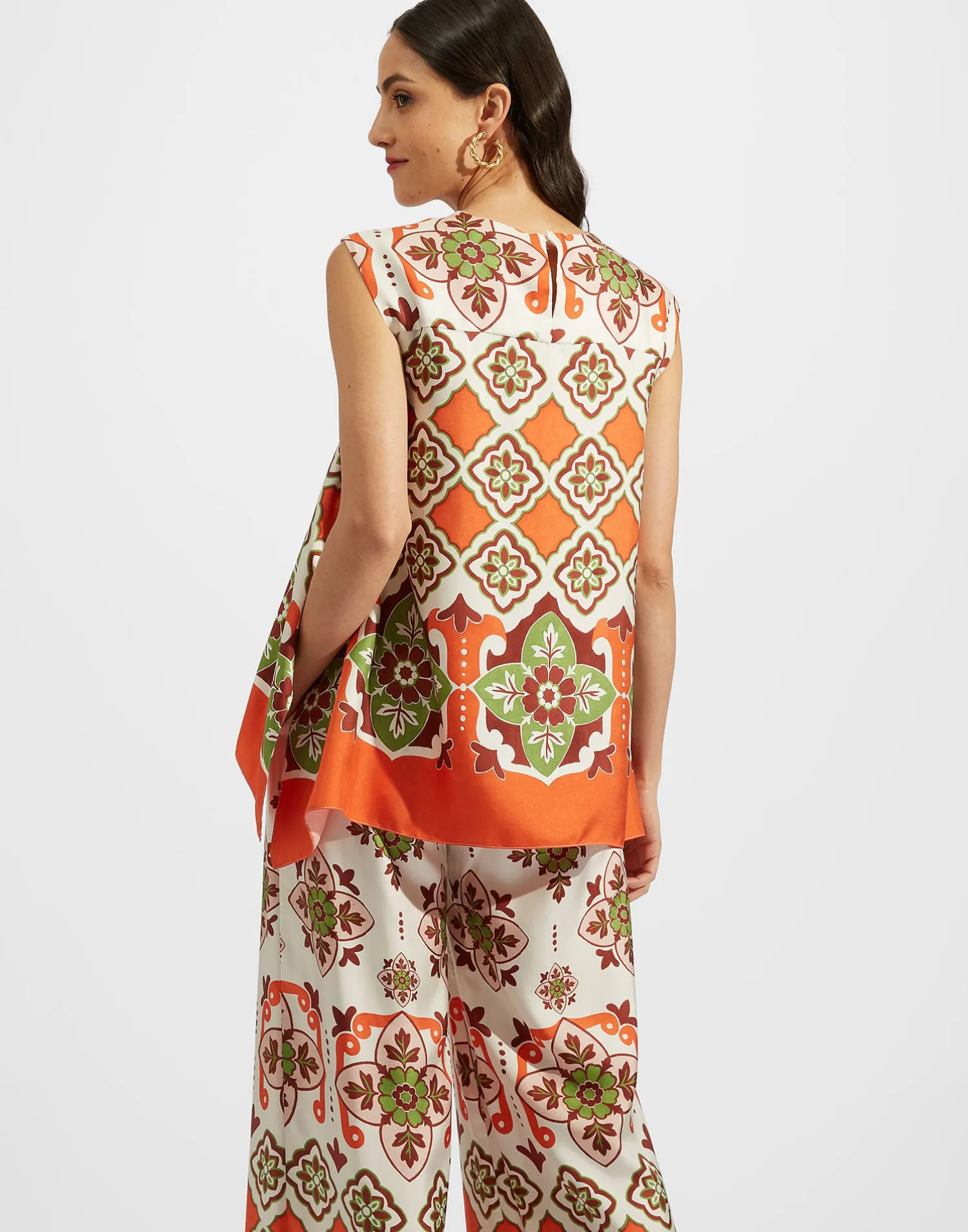 La DoubleJ Camicie E Top<San Carlo TopPartenope Placée in Twill Silk