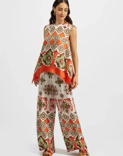 La DoubleJ Camicie E Top<San Carlo TopPartenope Placée in Twill Silk