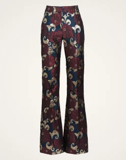 La DoubleJ Pantaloni E Shorts<Saturday Night PantsMoonflower Gold in Jacquard