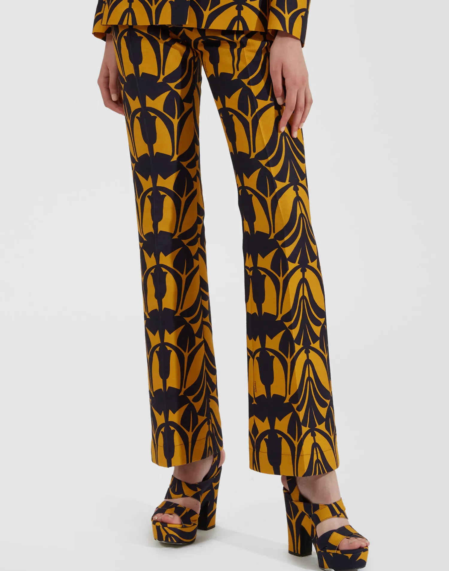 La DoubleJ Pantaloni E Shorts<Saturday Night PantsPapyrus Gold in Cady Wool