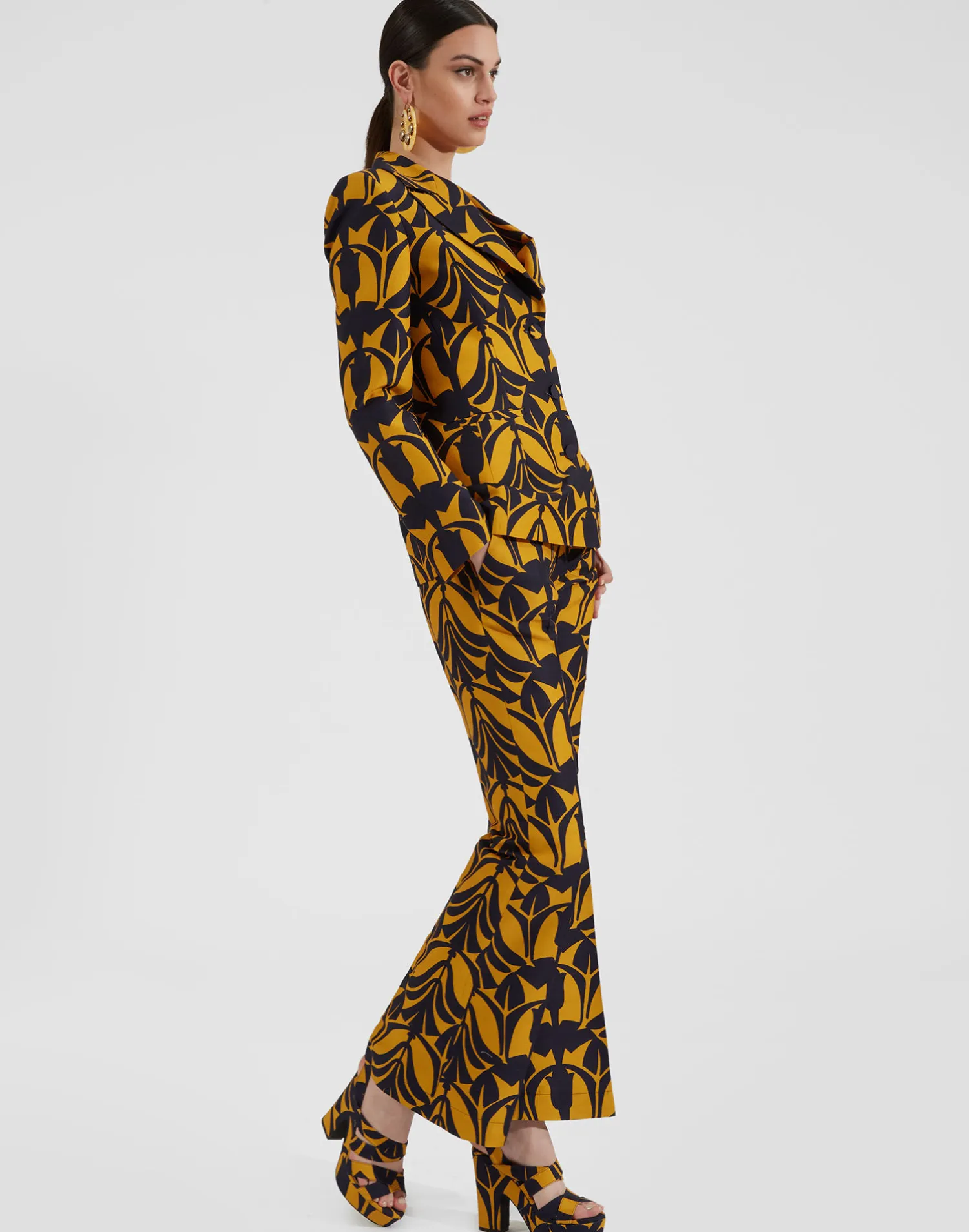 La DoubleJ Pantaloni E Shorts<Saturday Night PantsPapyrus Gold in Cady Wool