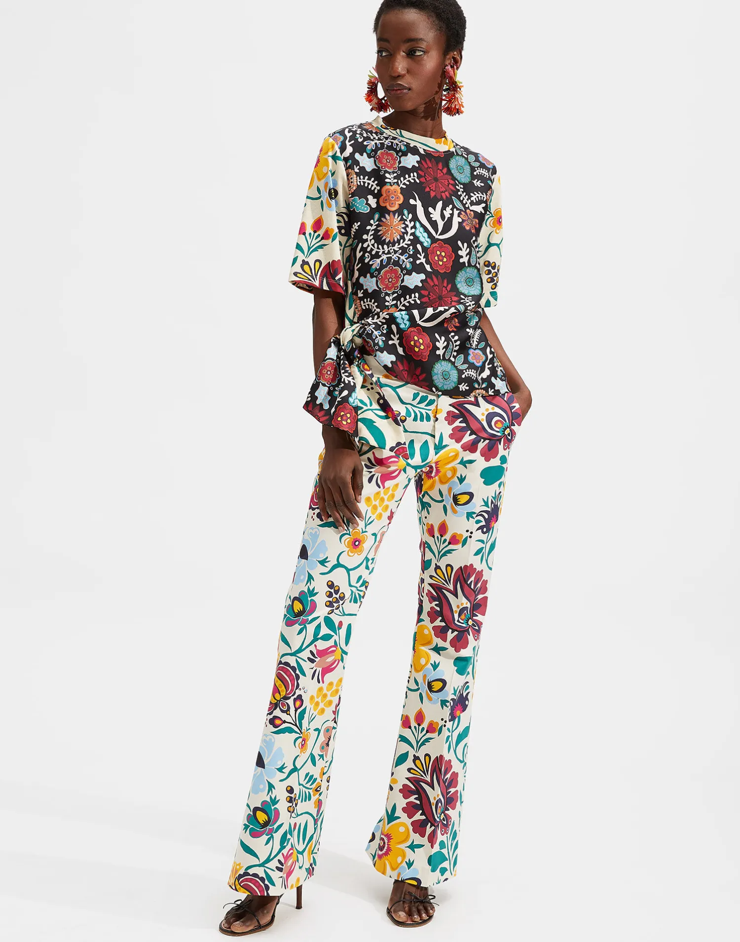 La DoubleJ Pantaloni E Shorts<Saturday Night PantsSelva Bianco in Heavy Cotton Stretch