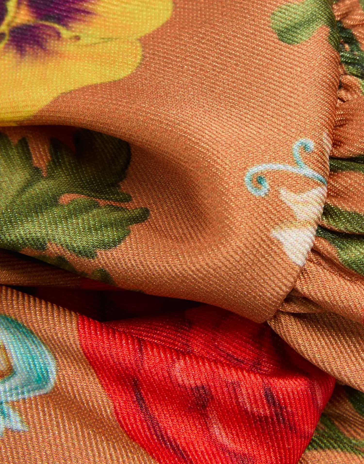 La DoubleJ Accessori Per Capelli|Accessories<ScrunchieBotticelli Rust in Silk Twill