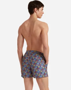 La DoubleJ Moda Mare<Setter Swim ShortsWhitsun Mini Blue in Recycled Polyester