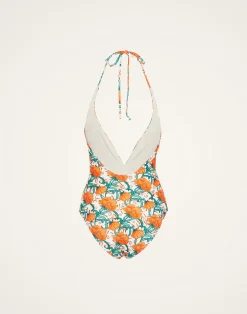 La DoubleJ Moda Mare<Sexy SwimsuitMorpheus Orange in Lycra