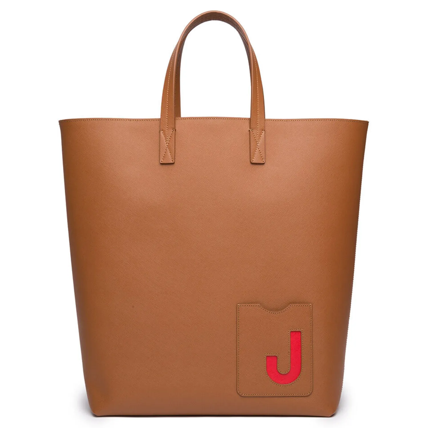 La DoubleJ Borse E Pochettes|Accessories<Shopper Tote BagMarrone in Saffiano Leather