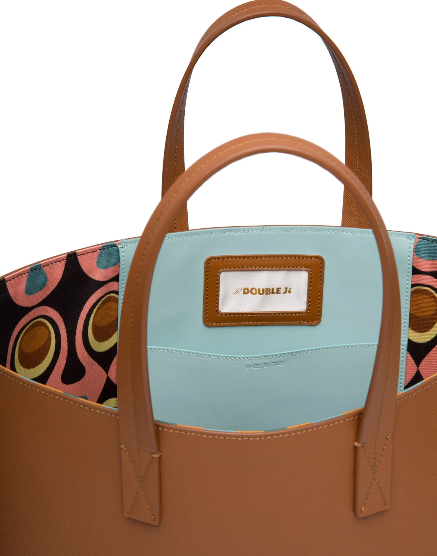 La DoubleJ Borse E Pochettes|Accessories<Shopper Tote BagMarrone in Saffiano Leather