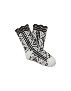 La DoubleJ Piccoli Accessori|Accessories<Short Mountain SocksCircle Nero in Wool