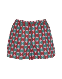 La DoubleJ Loungewear<Short PajamaMezzaluna Pink in Cotton Voile