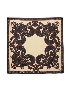 La DoubleJ Foulard E Sciarpe|Accessories<Silk FoulardCorsini Placée Cream in Silk Wool