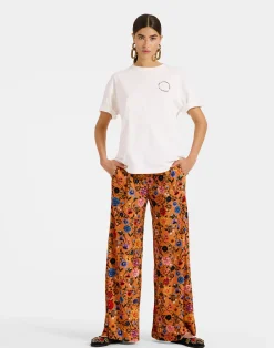 La DoubleJ Felpe E Magliette<Sisterhood TeeSolid Print in Jersey Loira