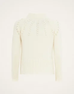 La DoubleJ Maglieria<Ski Lift SweaterArcturus Placée White in Jacquard