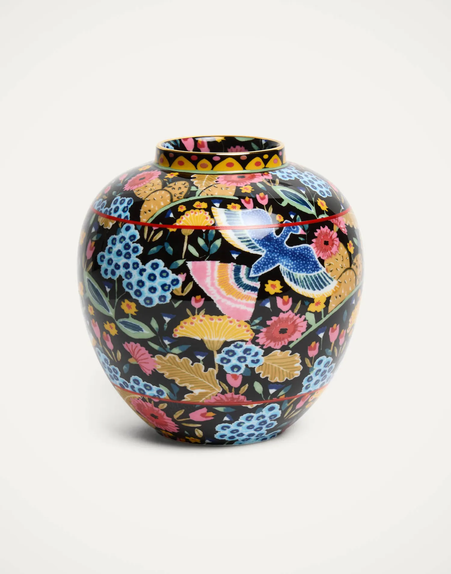 La DoubleJ Vasi|Home Décor<Small Bubble VaseColombo Black in Porcelain
