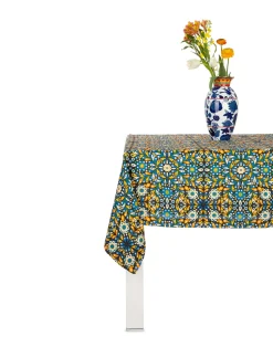La DoubleJ Tovaglie|Tessili<Small TableclothConfetti Blu in Linen