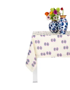 La DoubleJ Tovaglie|Tessili<Small TableclothMargherita Viola in Linen