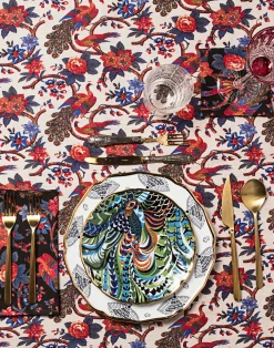 La DoubleJ Tovaglie|Tessili<Small TableclothPavone in Linen