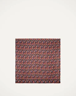 La DoubleJ Tovaglie|Tessili<Small TableclothPavone Nero in Linen
