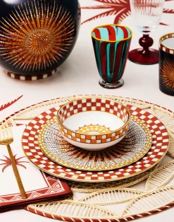 La DoubleJ Accessori Per La Tavola|Tavola<Snack Bowl Set Of 2Apollo Brick in Porcelain
