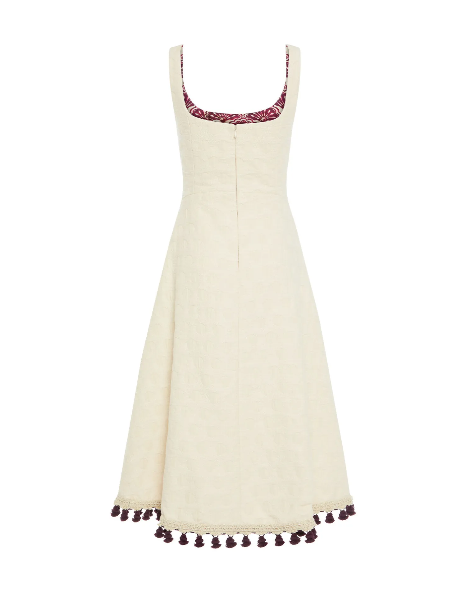 La DoubleJ Vestiti<Sophia Dress EmbroideredCreamy in Jacquard