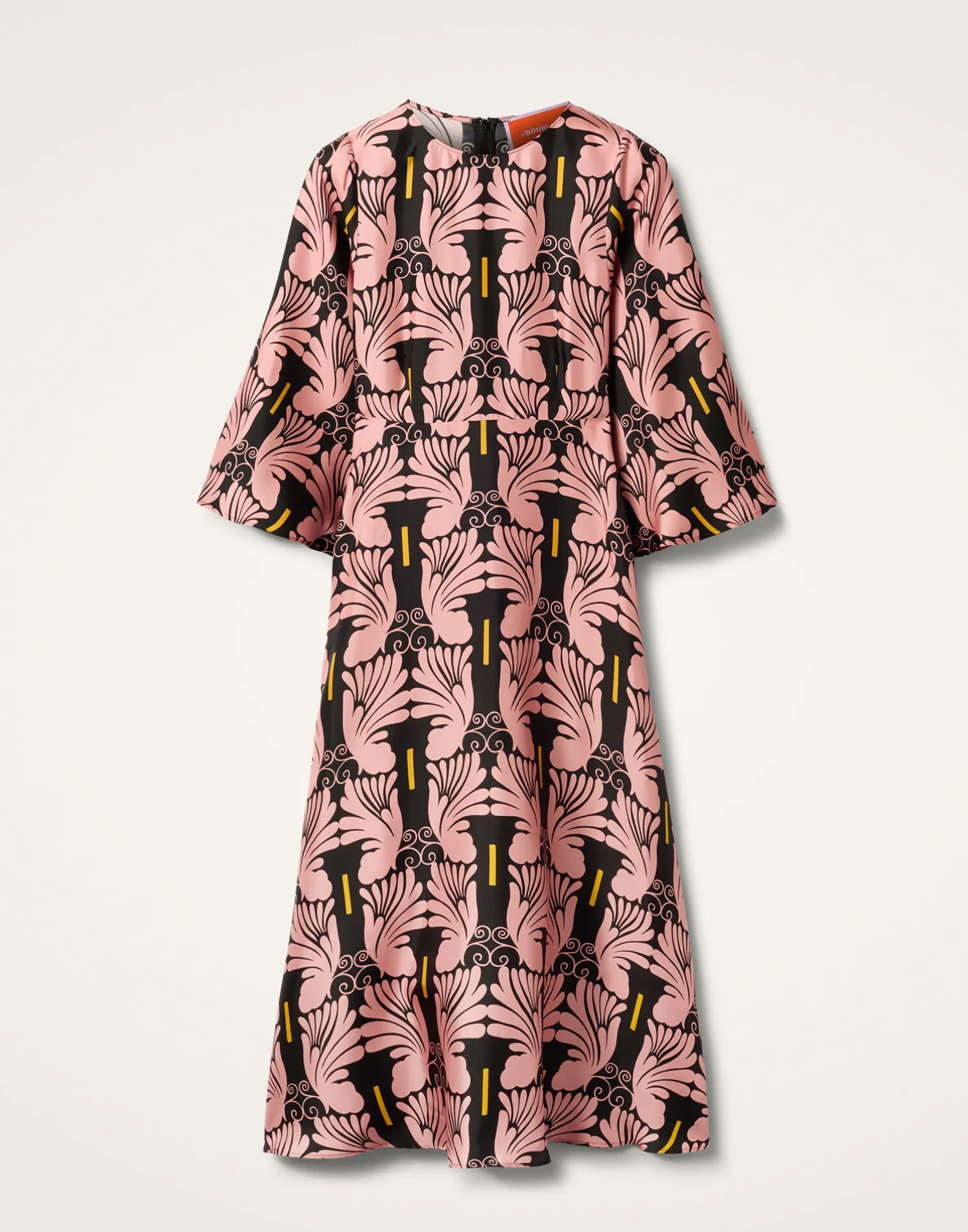 La DoubleJ Vestiti<Sorella DressAli Rosa in Twill Silk