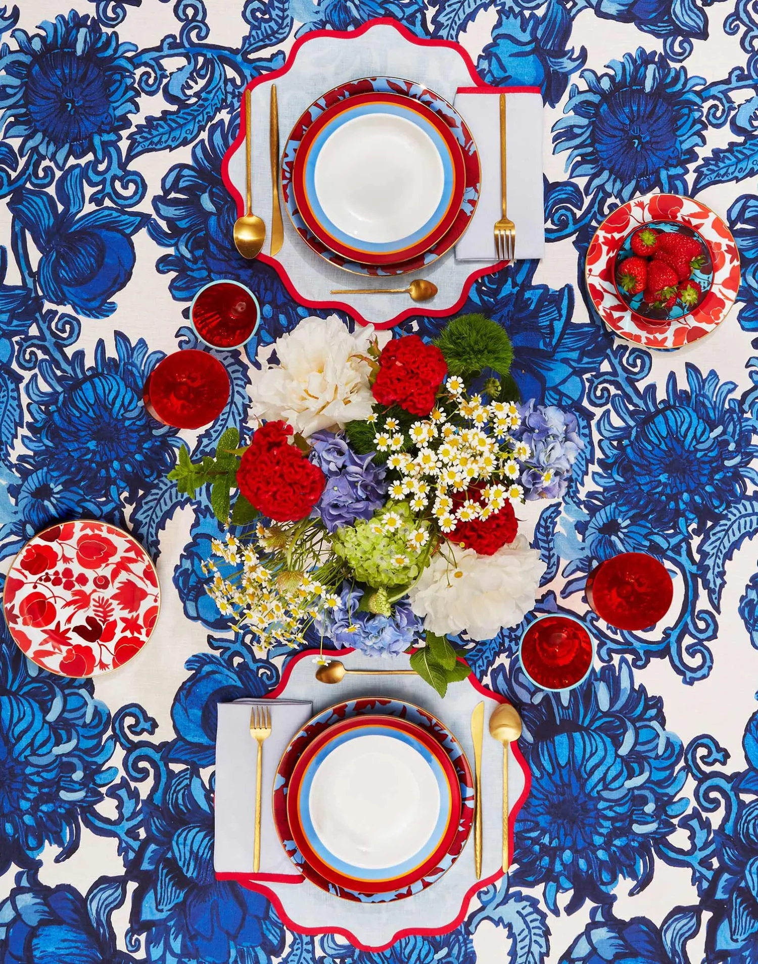 La DoubleJ Piatti|Tavola<Soup And Dinner Plates SetRoman Holiday Vino in Porcelain