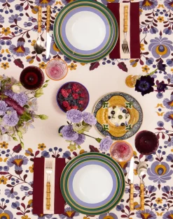 La DoubleJ Piatti|Tavola<Soup Plates Set Of 2Rainbow Violet in Porcelain