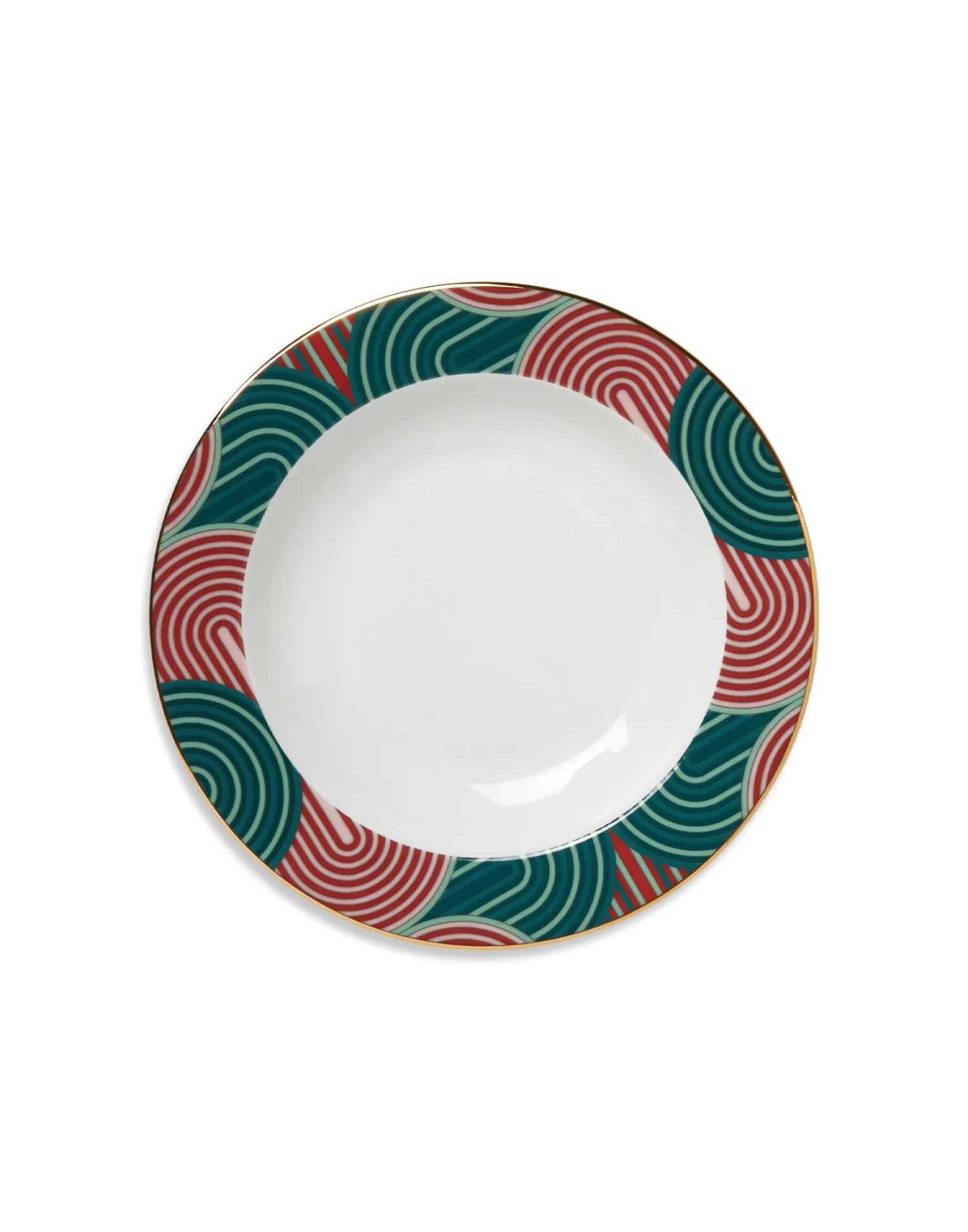 La DoubleJ Piatti|Tavola<Soup Plates Set Of 2Slinky Green in Porcelain