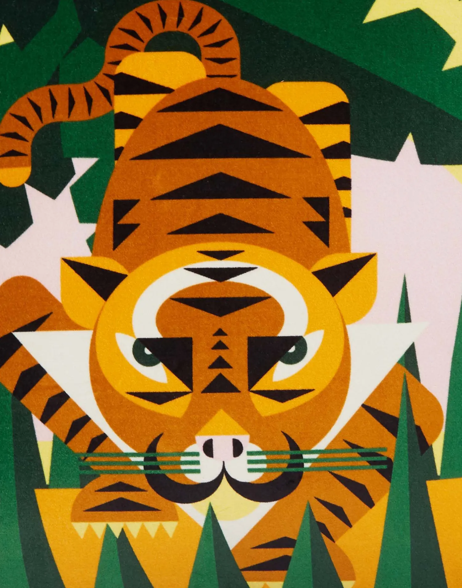 La DoubleJ Cuscini E Coperte|Home Décor<Spirit Animal CushionTiger in Cotton Velvet