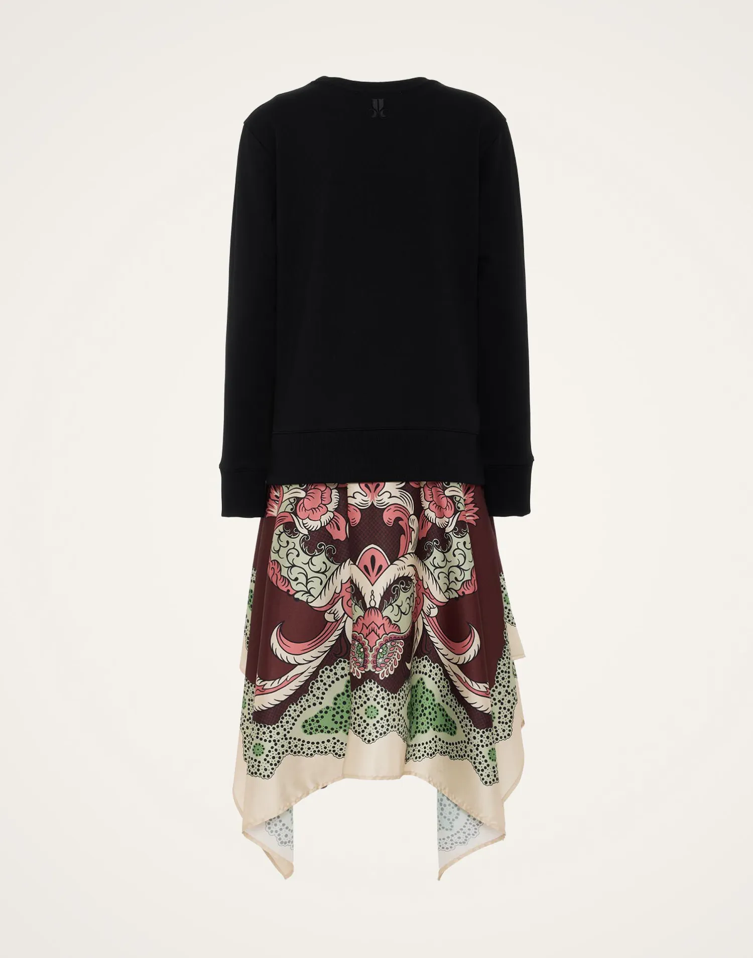 La DoubleJ Vestiti<Sporty Foulard DressPortal Placée Brown in Heavy Jersey