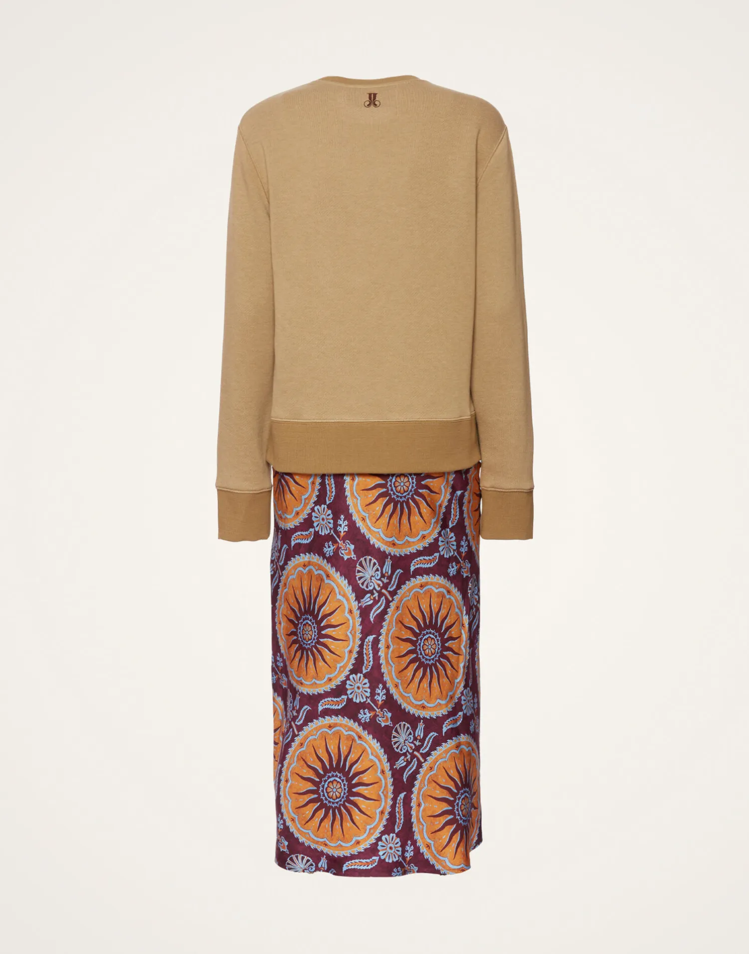 La DoubleJ Vestiti<Sporty Pencil DressSovereign Purple in Silk Twill