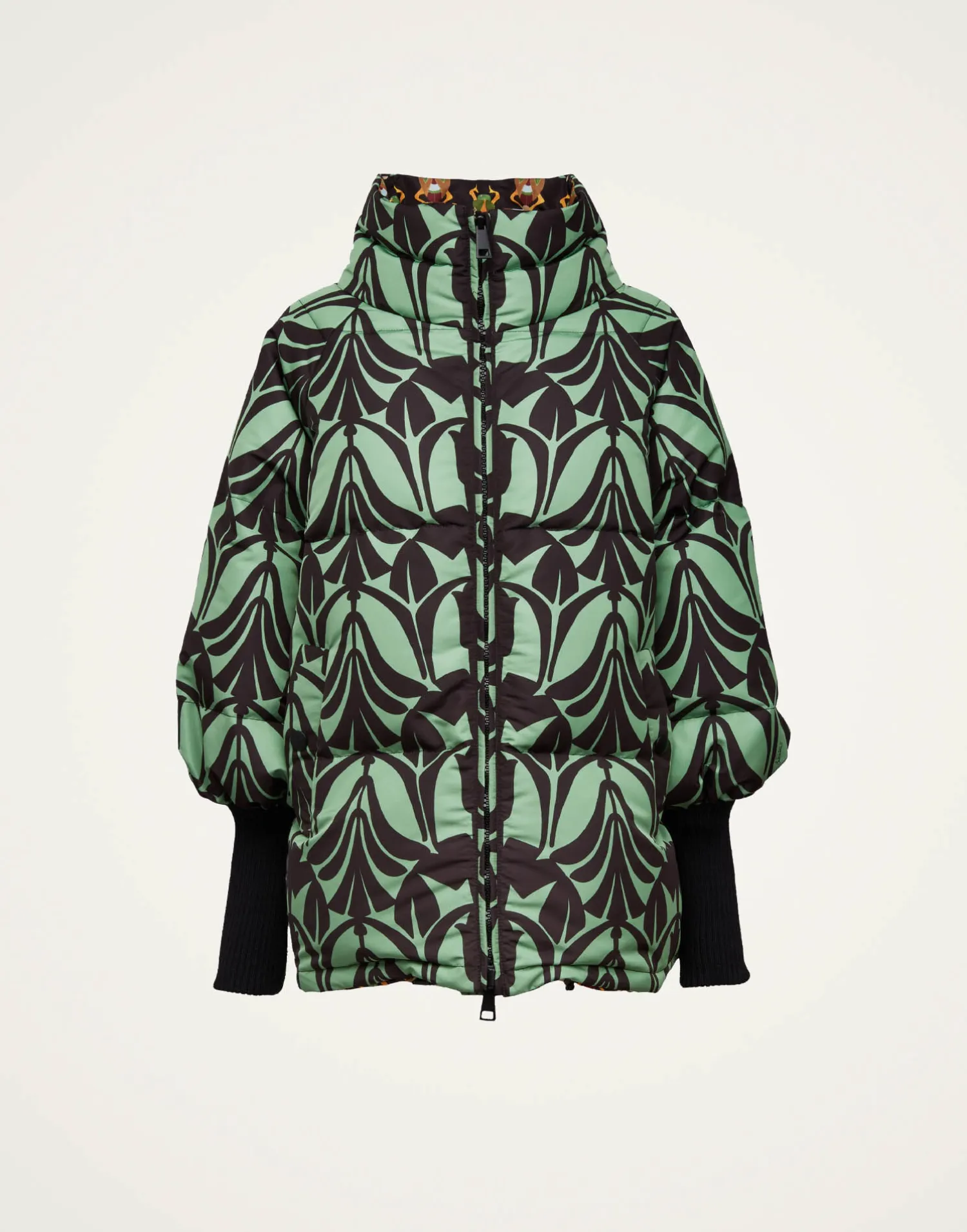 La DoubleJ Capispalla<St. Moritz JacketPapyrus Green in Light Faille