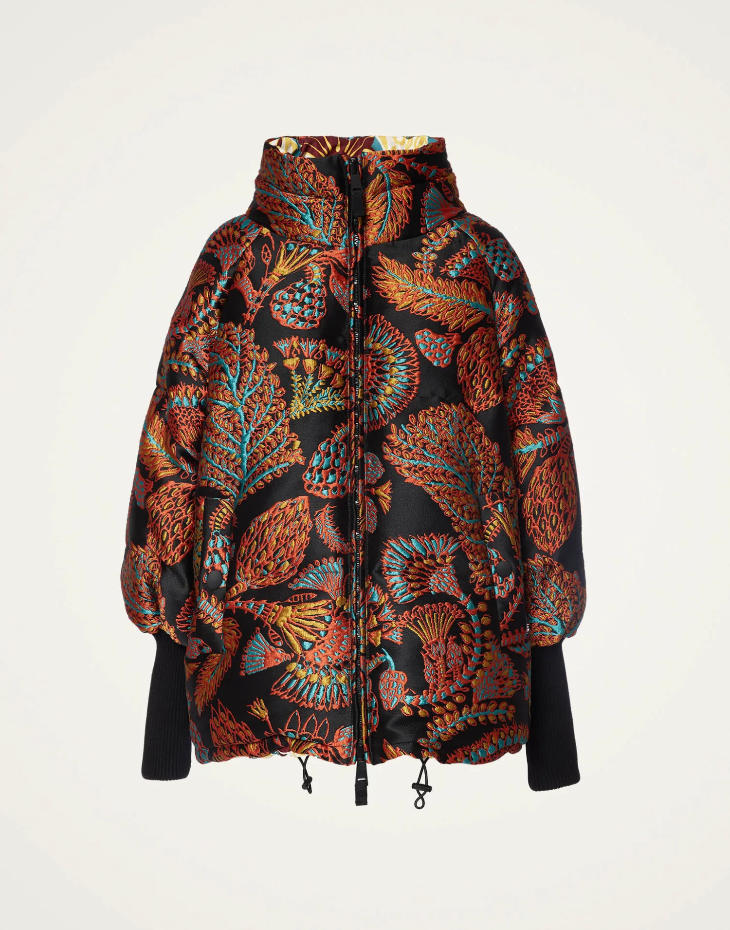 La DoubleJ Capispalla<St. Moritz JacketSicomore Black in Jacquard