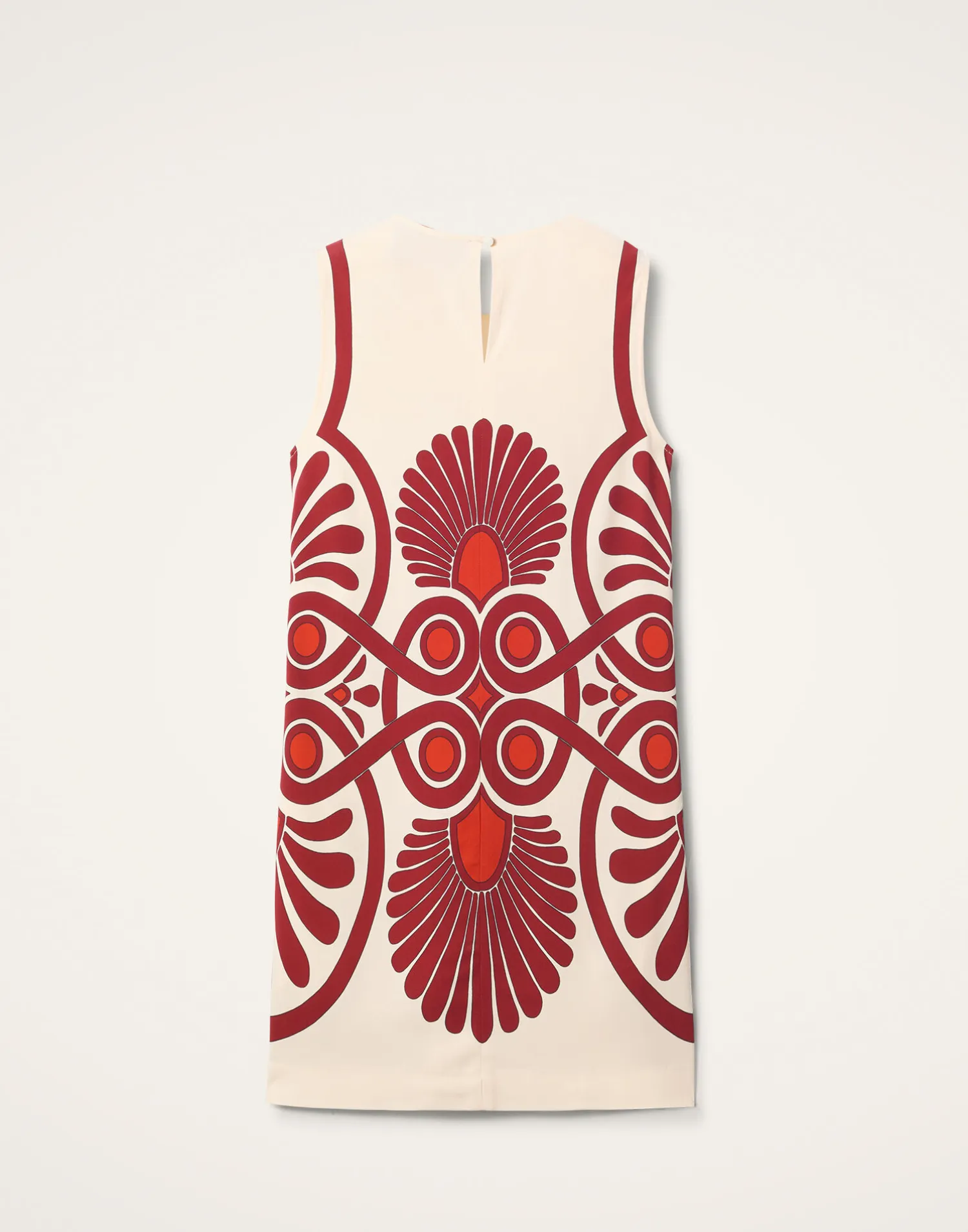 La DoubleJ Camicie E Top|Vestiti<Stretch TunicMedallion Placée Cream in Envers Satin