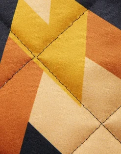 La DoubleJ Capispalla<Suki JacketEgyptian Sun Plac&eacute;e Gold in Quilted Twill