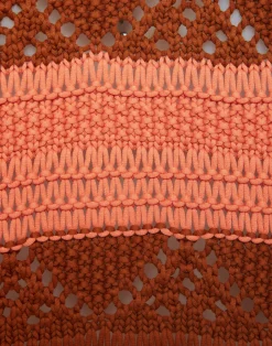 La DoubleJ Maglieria<Summer BoleroSolid Pink in Cable Chain