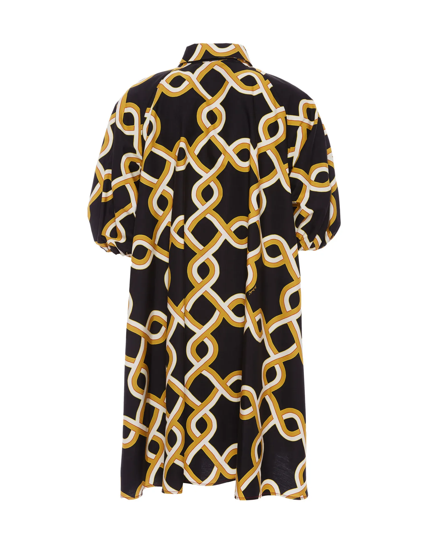 La DoubleJ Vestiti<Sunburst DressTackle Black in Summer Poplin