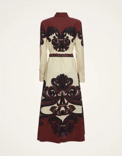La DoubleJ Vestiti<Sundowner DressCorsini Placée Cream in Cotton Poplin
