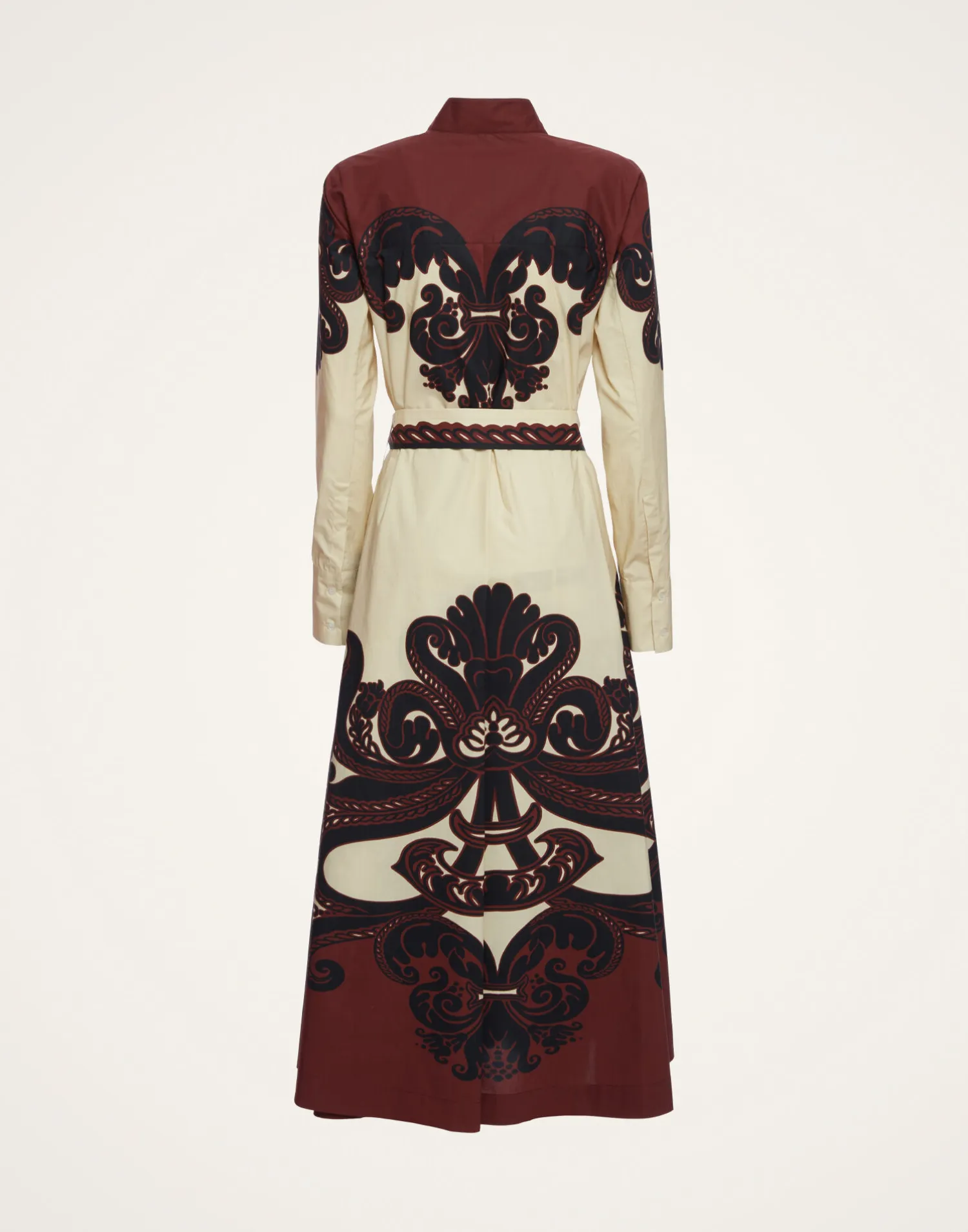 La DoubleJ Vestiti<Sundowner DressCorsini Placée Cream in Cotton Poplin