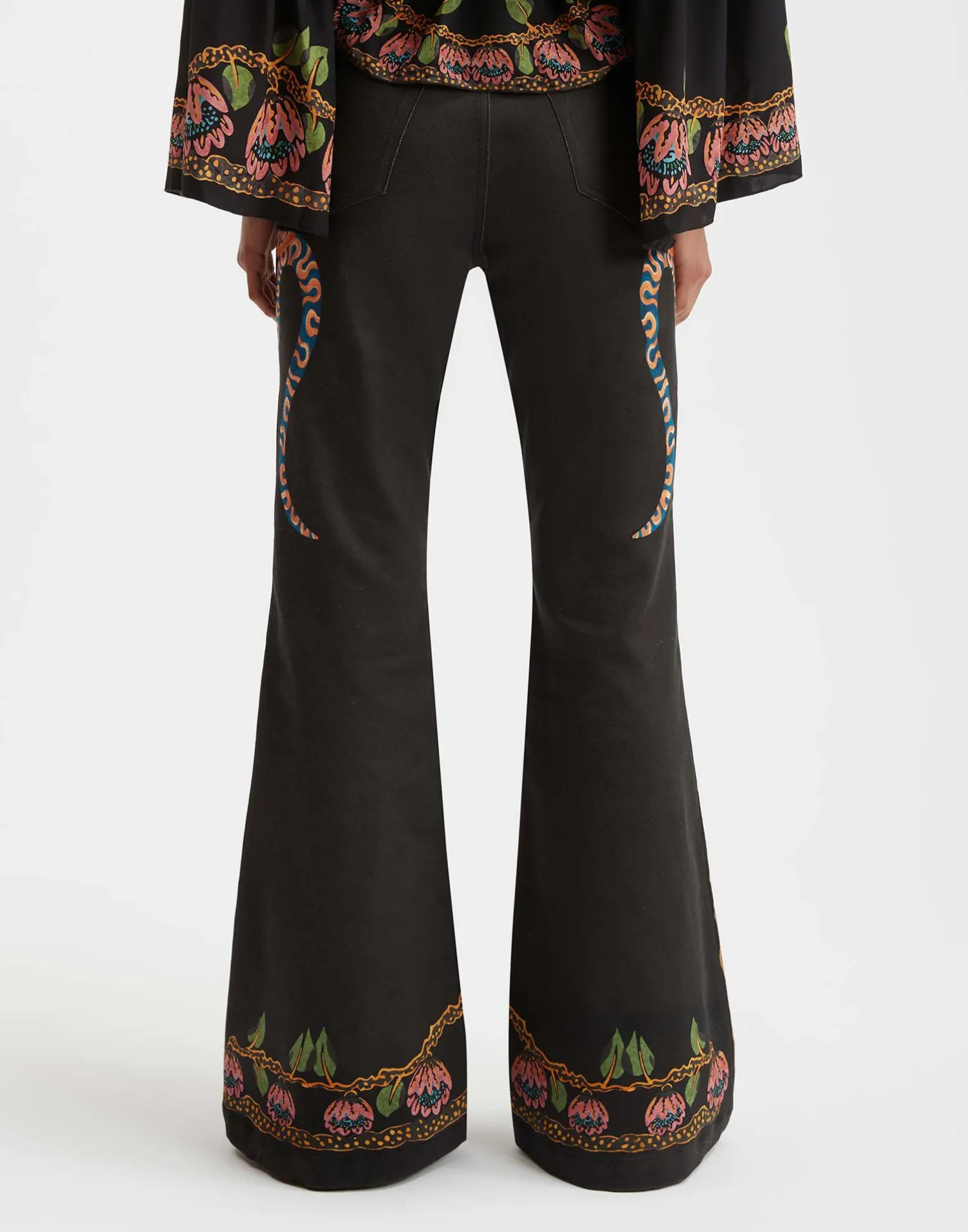 La DoubleJ Denim|Pantaloni E Shorts<Superflare JeansEve Black in Denim