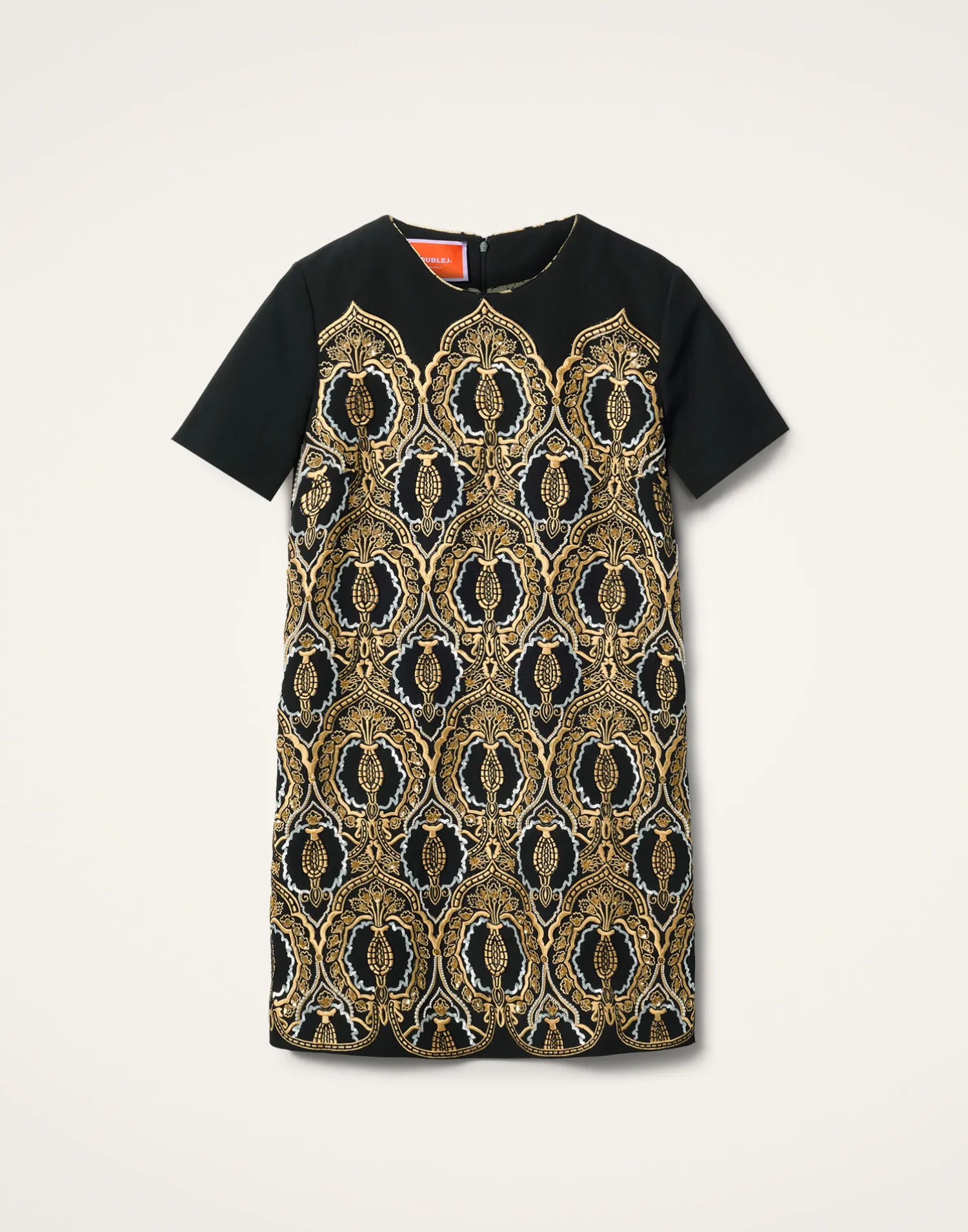 La DoubleJ Vestiti<Super Mini Swing DressSolid Black in Techno Cady