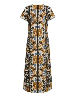La DoubleJ Party Dressing<Super Swing DressCorsini Cream in Jacquard