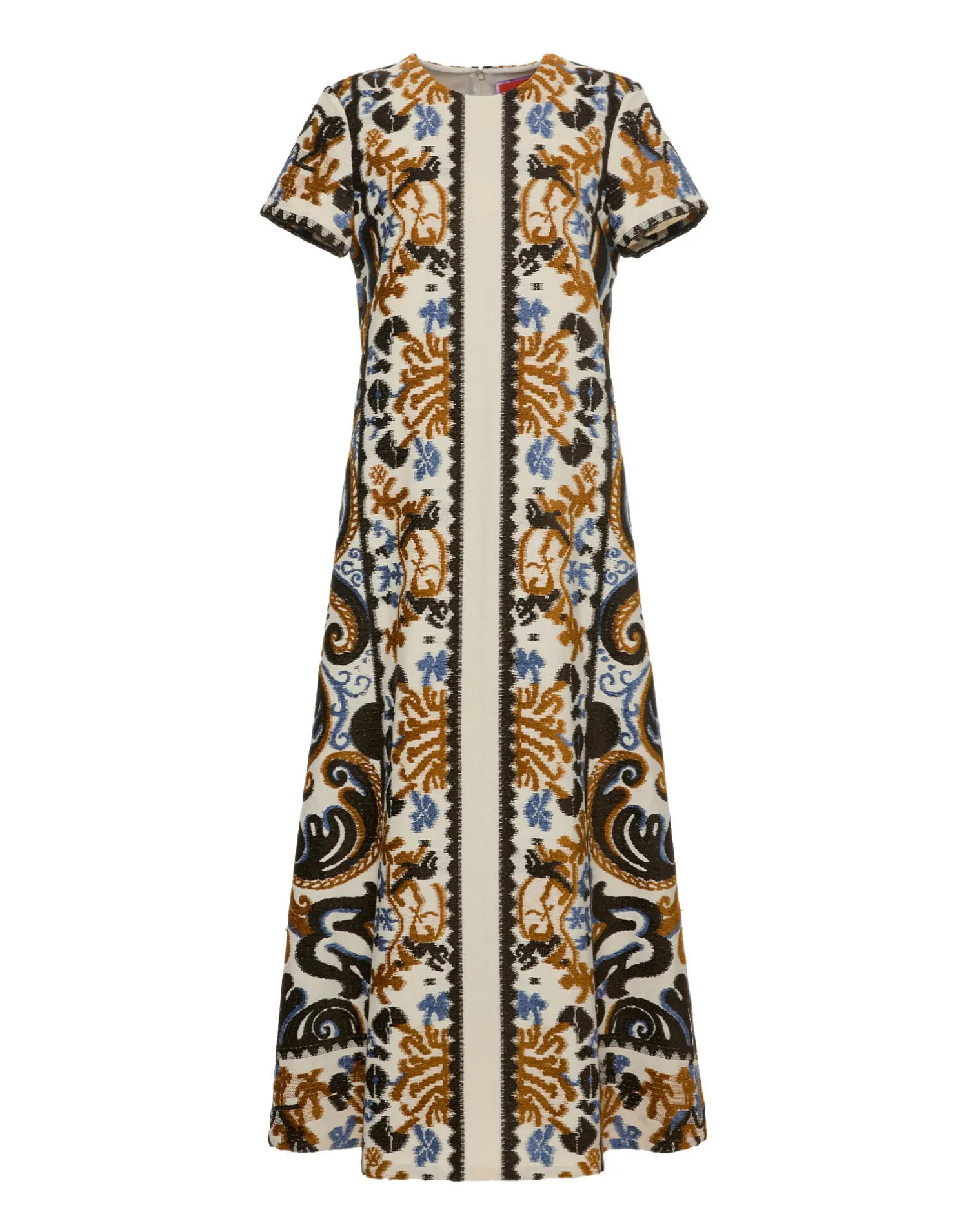 La DoubleJ Vestiti<Super Swing DressCorsini Cream in Jacquard