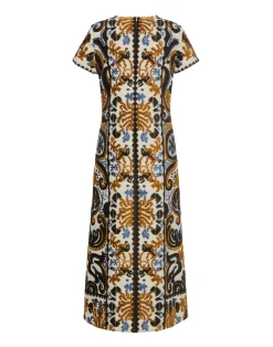 La DoubleJ Vestiti<Super Swing DressCorsini Cream in Jacquard