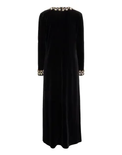 La DoubleJ Vestiti<Super Swing DressSolid Black in Light Velvet