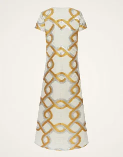 La DoubleJ Vestiti<Super Swing DressTackle Gold in Jacquard