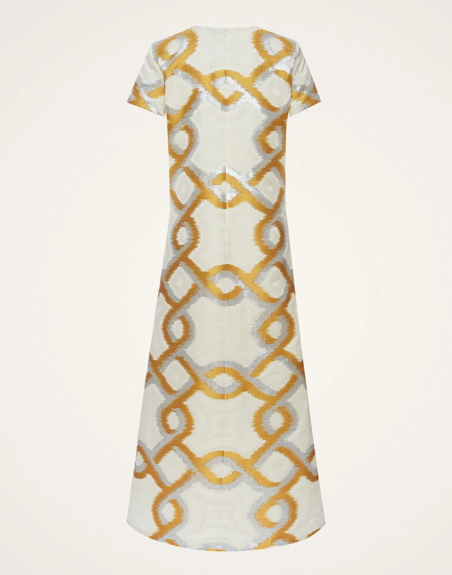 La DoubleJ Vestiti<Super Swing DressTackle Gold in Jacquard
